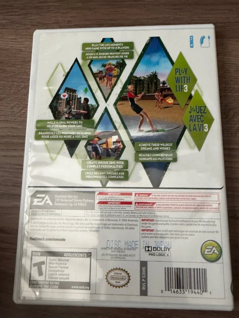 The Sims 3 | Mario and Sonic Olympic game for Wii